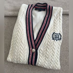 Tommy Hilfiger knitted cardigan | White knitted cardigan